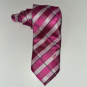Knots for Hope Pink Neckties Pink, White and Black Checkered Tie. Breast Cancer